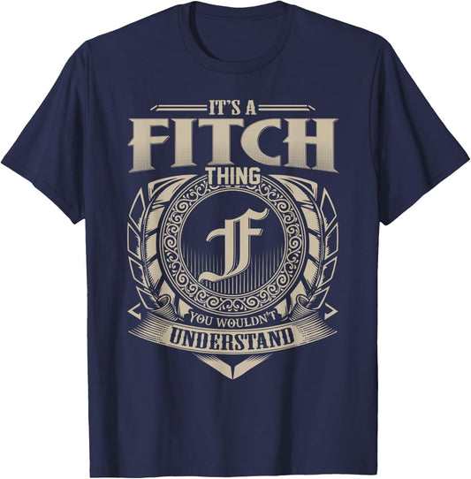 It's A FITCH Thing You Wouldn't Understand Name Vintage T-Shirt - T-Shirt | Navy