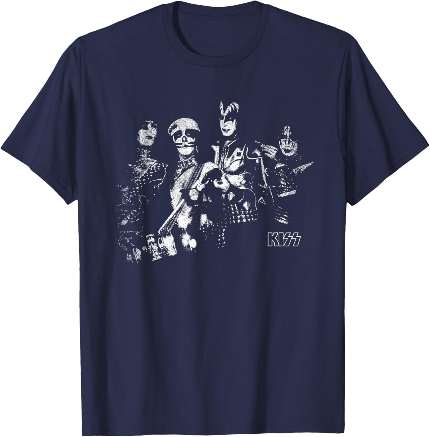 KISS - Darkness T-Shirt - T-Shirt | Navy