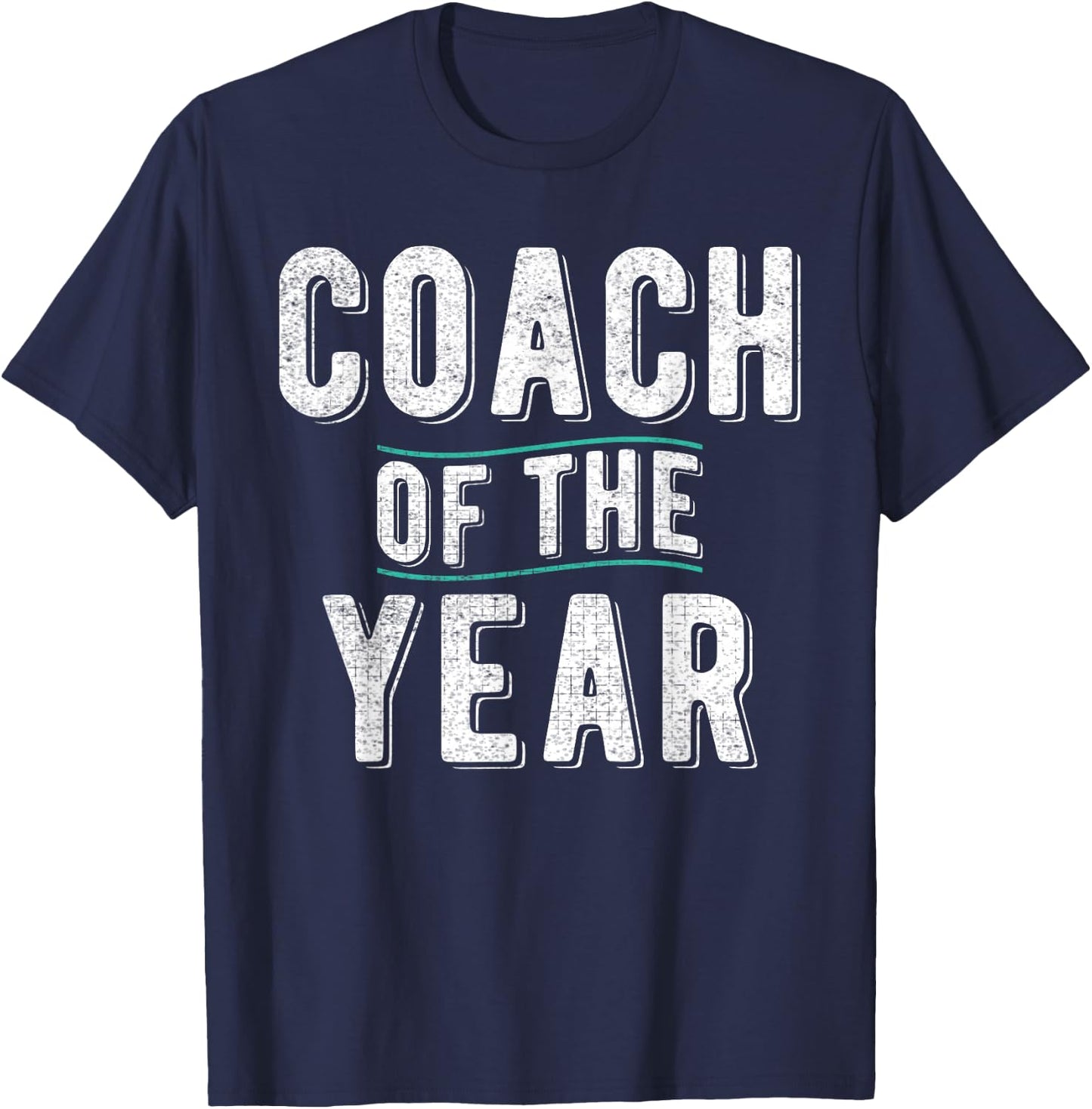 Coach of the Year Sports Coach T-Shirt - T-Shirt | Navy