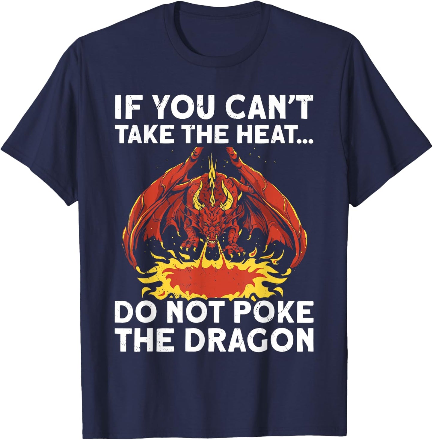 Cool Dragon Design Women Kids Mythical Dragon Lover T-Shirt - T-Shirt | Navy