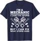 Funny Mechanic Dad Car Auto Diesel Automobile Garage Small T-Shirt - T-Shirt | Navy