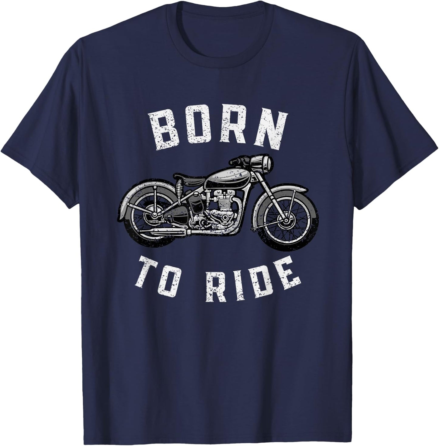 Biker - Motorcycle Club - Classic T-Shirt - T-Shirt | Navy