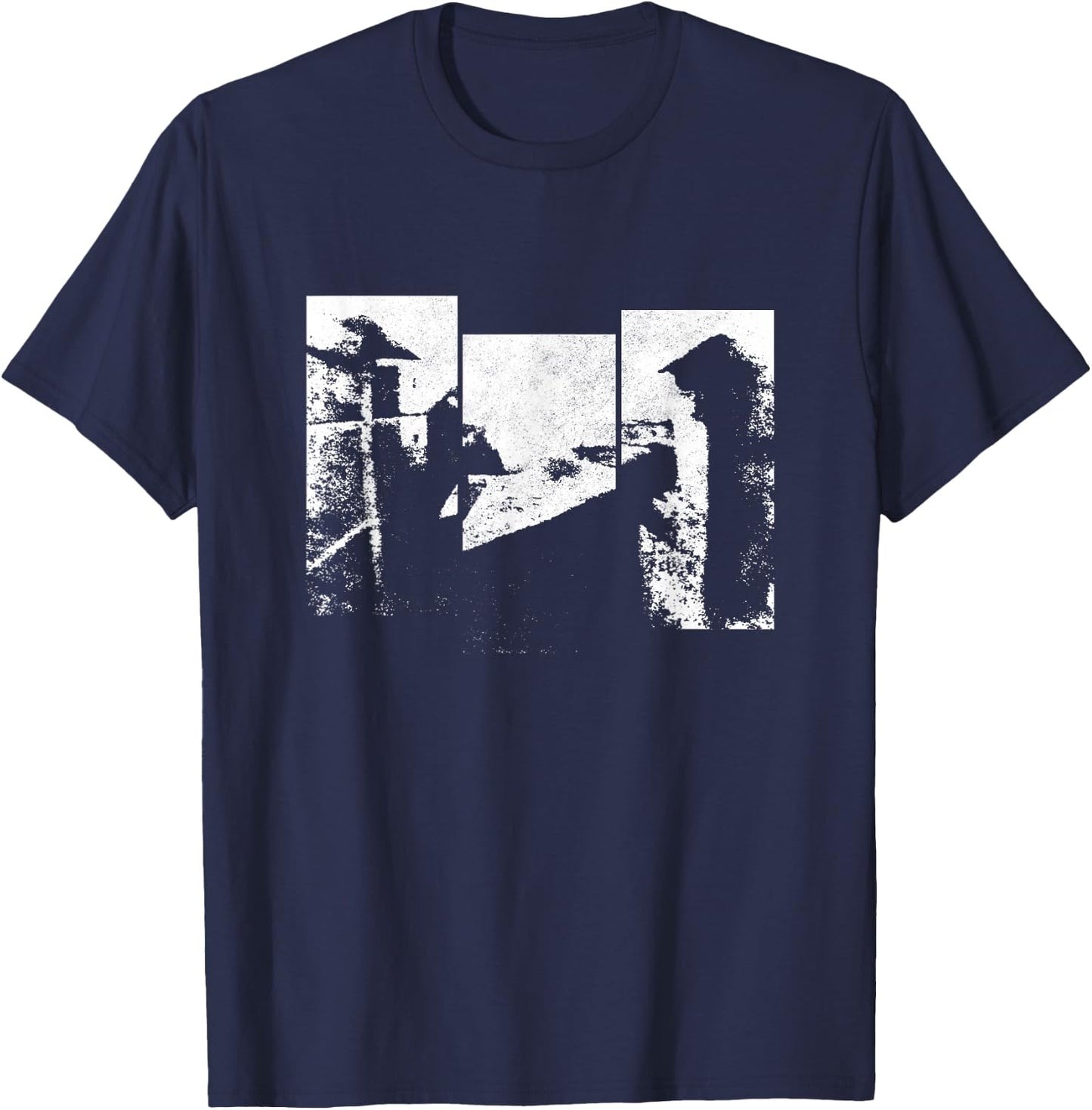 Nicéphore Niépce View From The Window At Le Gras Photography T-Shirt - T-Shirt | Navy