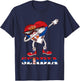 Serbian Dabbing Heart Serbian Flag Serbia Pride Serbia T-Shirt - T-Shirt | Navy