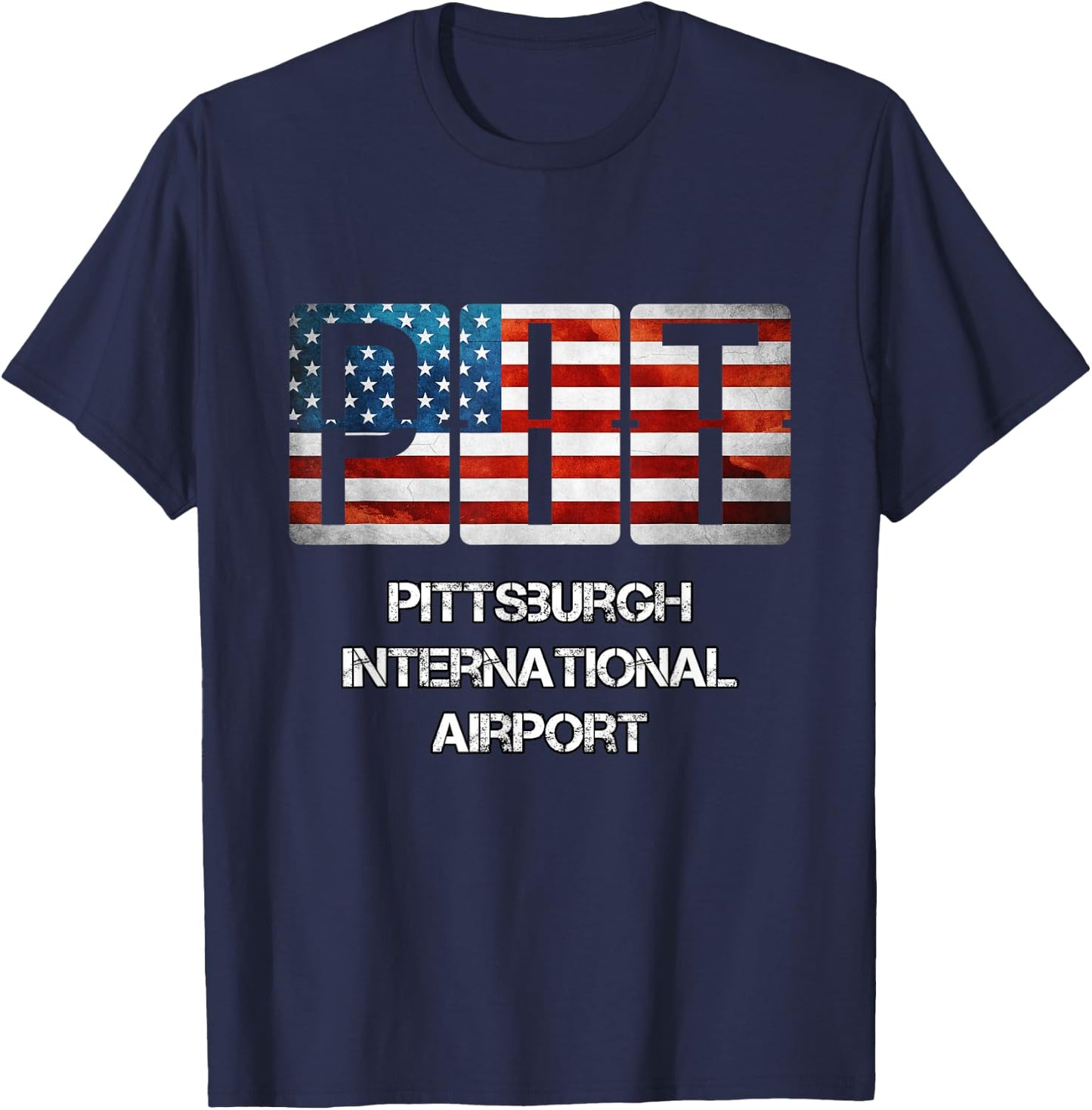 Pittsburgh Airport T-Shirt - T-Shirt | Navy