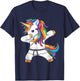 Funny Dabbing Unicorn Brazilian Jiu-Jitsu BJJ Kids Jew Jitsu T-Shirt - T-Shirt | Navy