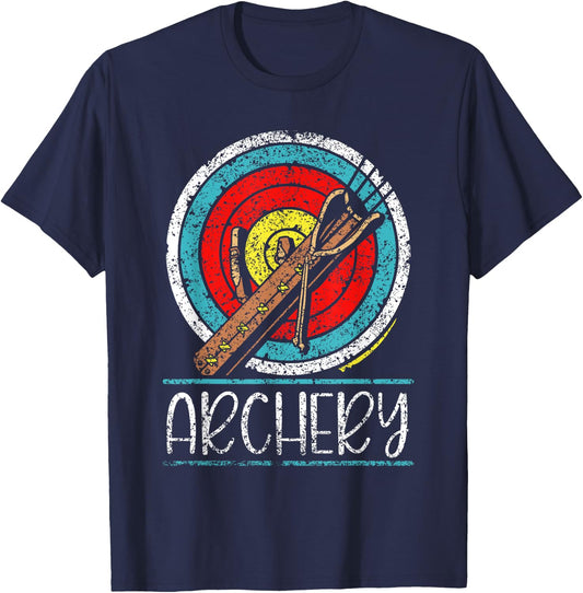 Archery Hobby Archer Bow Arrow T-Shirt - T-Shirt | Navy