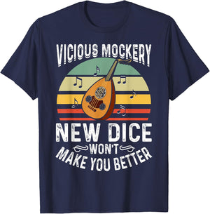 Vicious Mockery Bard Shirt Funny Music Gift T-Shirt - T-Shirt | Navy