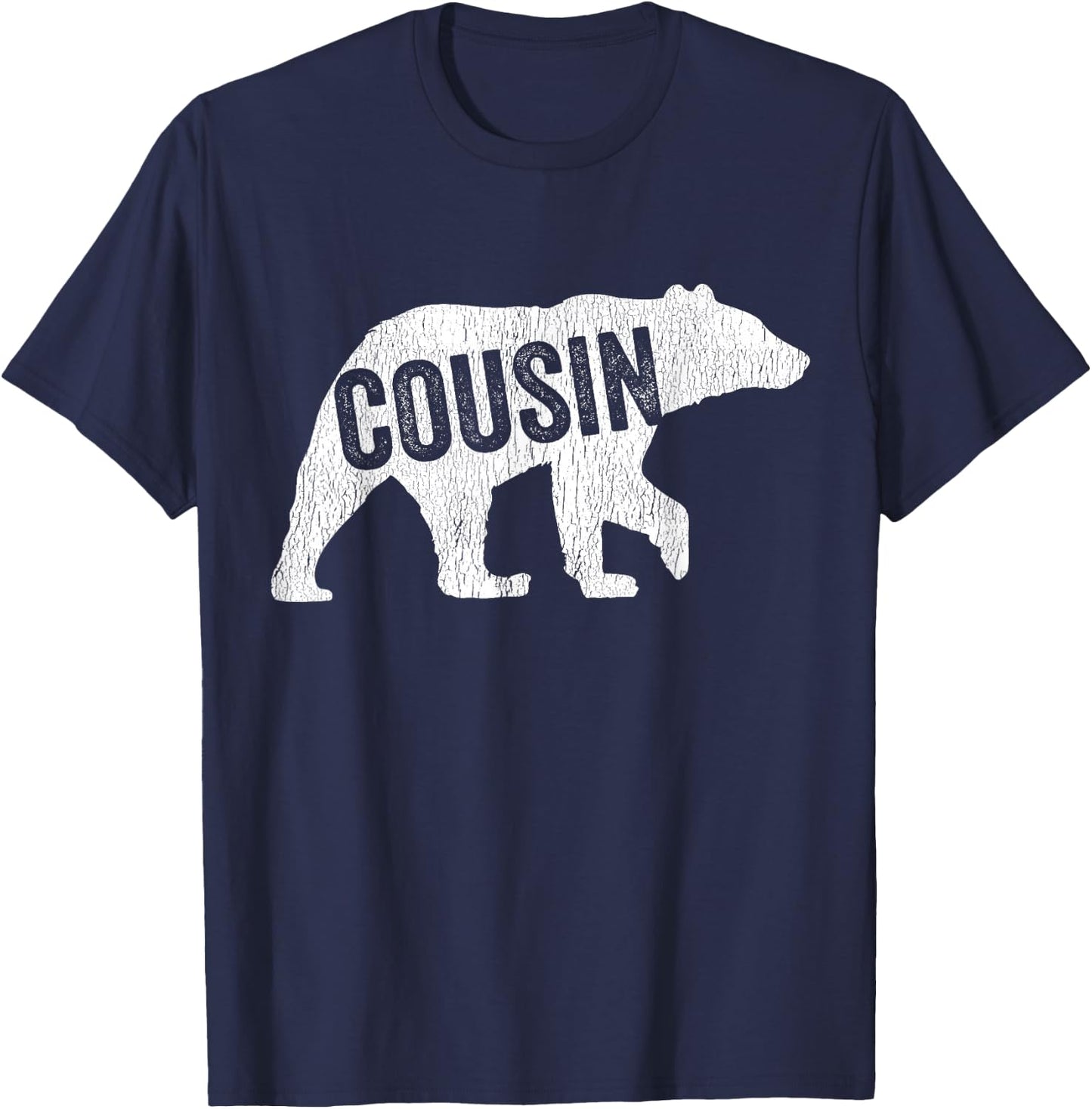 Cousin Bear Matching Family Camping Bear Funny Cousin T-Shirt - T-Shirt | Navy