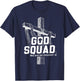 MABC God Squad White Text T-Shirt - T-Shirt | Navy