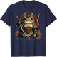 Samurai Frog Warrior Japanese Ninja Frog Kawaii T-Shirt - T-Shirt | Navy