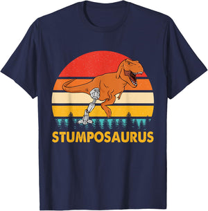 Funny Stumposaurus Vintage Apparel T-Shirt - T-Shirt | Navy