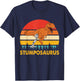 Funny Stumposaurus Vintage Apparel T-Shirt - T-Shirt | Navy