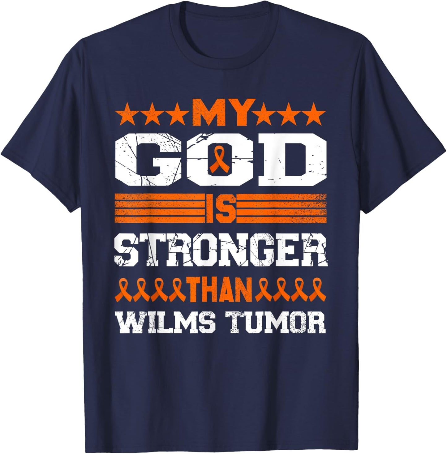 Wilms Tumor Awareness T-Shirt - T-Shirt | Navy