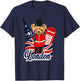 London Teddy Bear Queen Guard Illustration Graphic Anime T-Shirt - T-Shirt | Navy