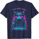 House Cat DJ I Play What I Want Rave EDM Music Equalizer Women T-Shirt - T-Shirt | Navy