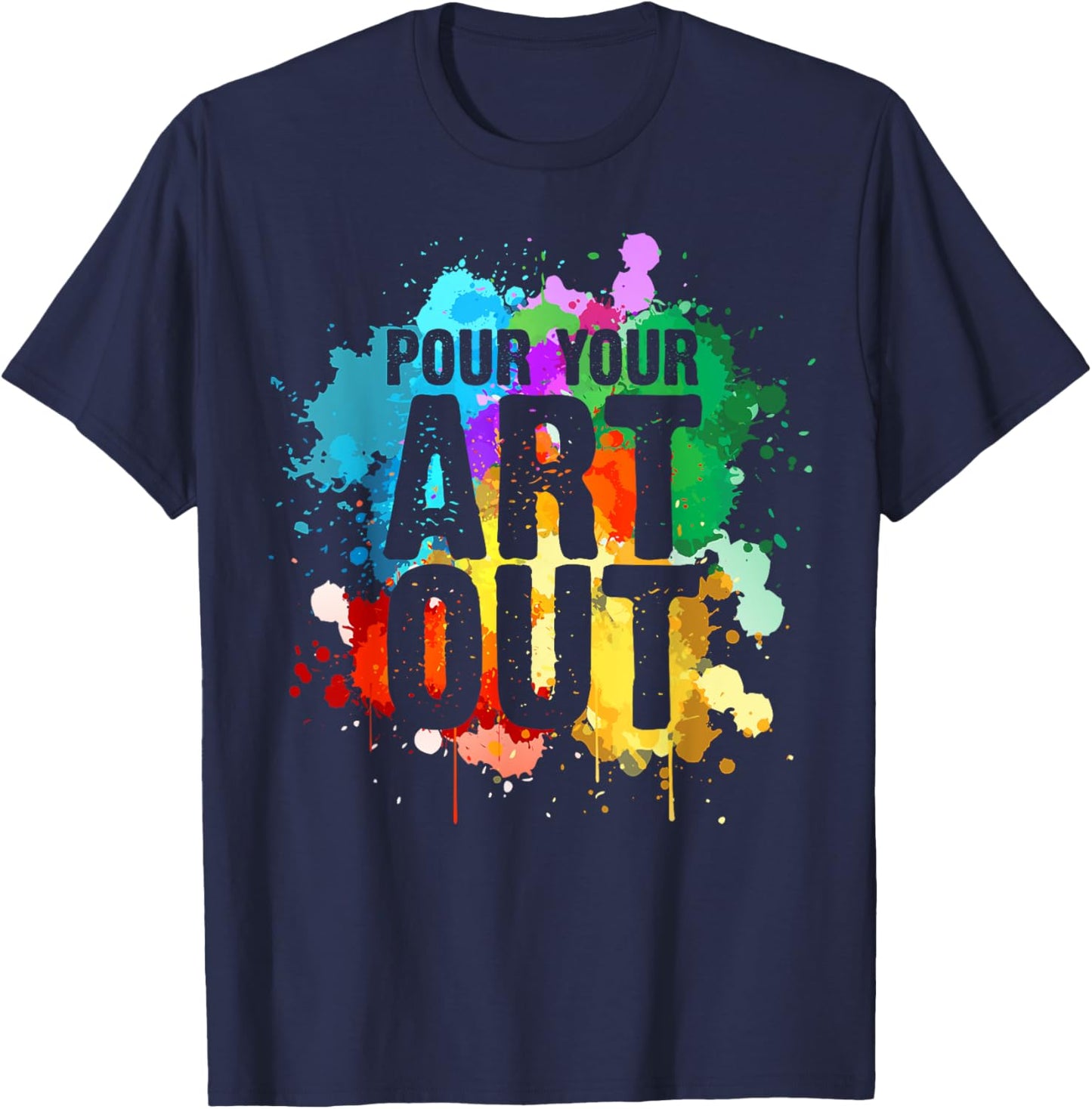 Cool Artist Art Women Paint Painter Artist Painting Small T-Shirt - T-Shirt | Navy
