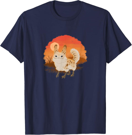 Star Wars: Ahsoka Loth-Cat Fluffy Sunset Vignette Portrait T-Shirt - T-Shirt | Navy