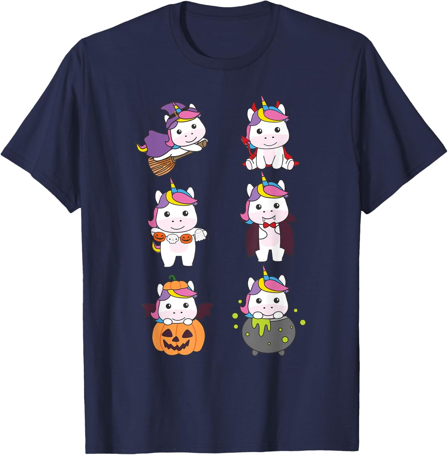 Unicorn Halloween Costume Unicorns Halloween T-Shirt - T-Shirt | Navy