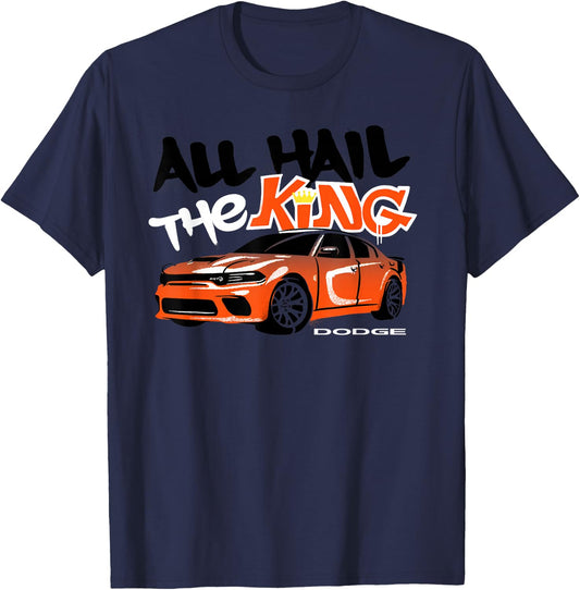 Dodge Charger King Daytona, All Hail the King, Last Call T-Shirt - T-Shirt | Navy