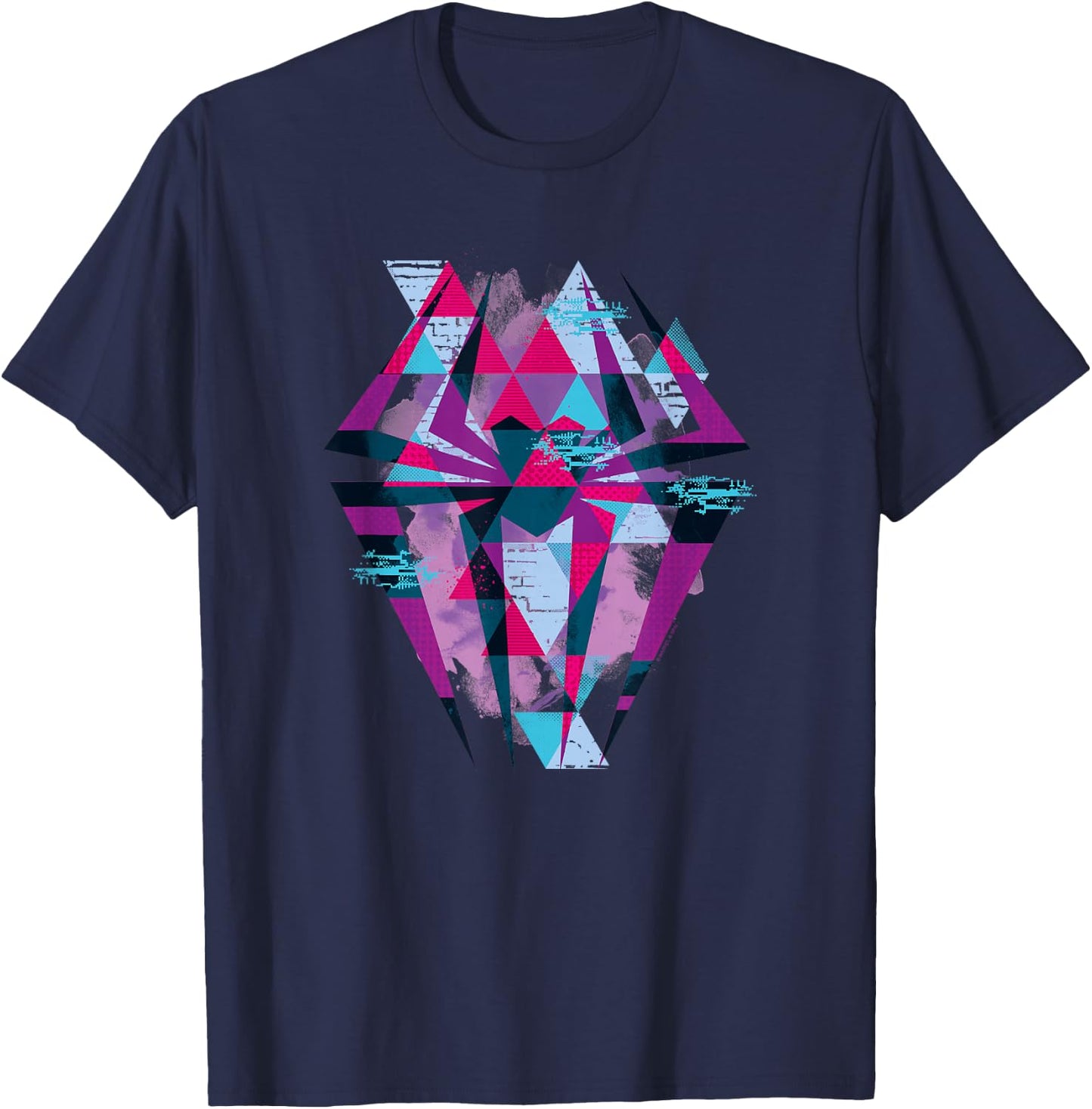 Marvel Spider-Man Across The Spider-Verse Part 1 Poly Spider T-Shirt - T-Shirt | Navy