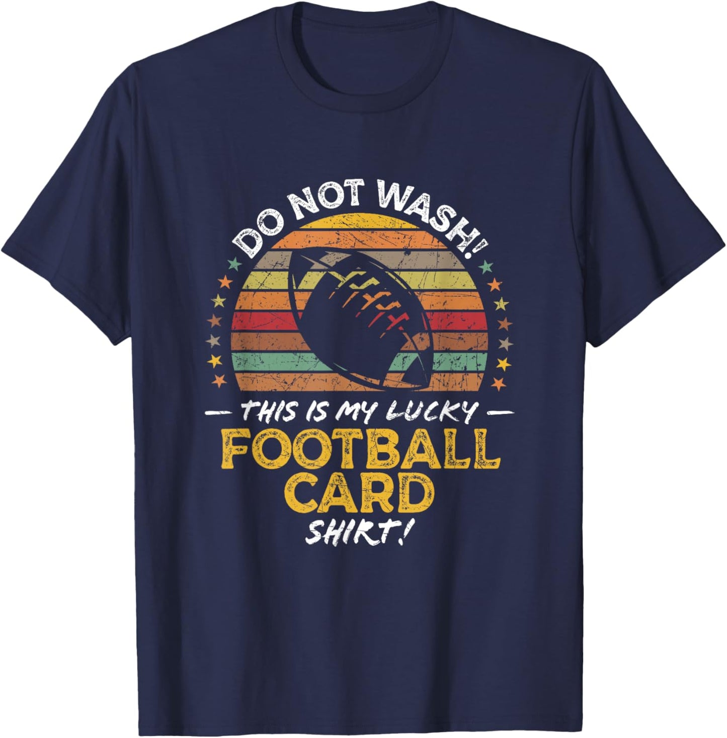 Football Card Collector Dealer Lover, Funny Quote Graphic T-Shirt - T-Shirt | Navy