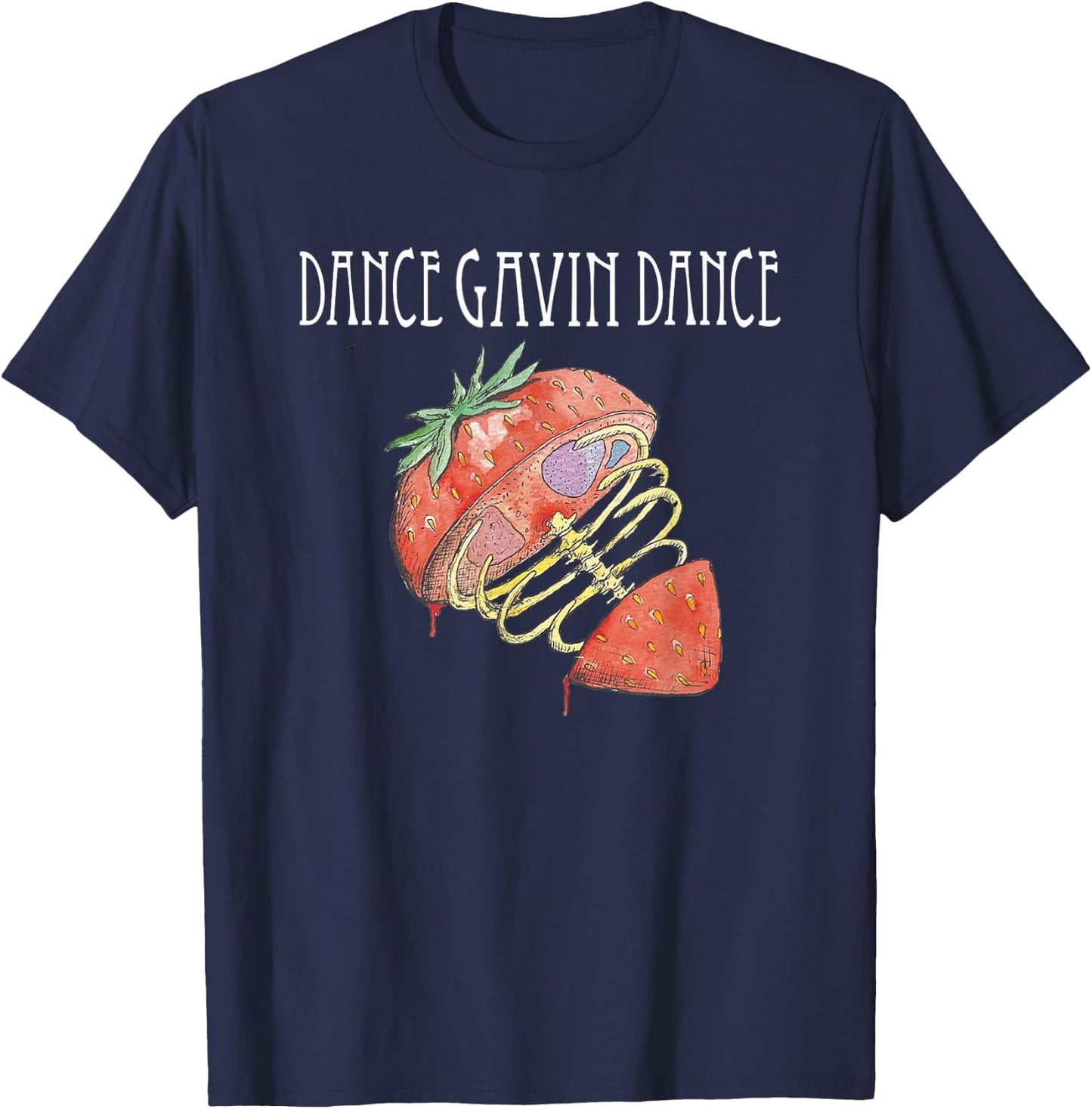 Dance Gavin Dance Merch- we own The Night -Dance Gavin Dance T-Shirt - T-Shirt | Navy