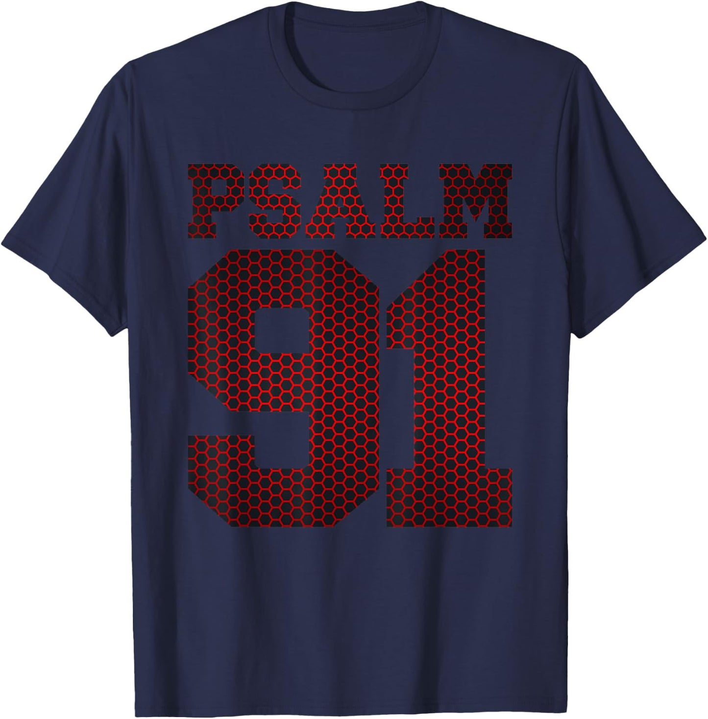 Psalm 91 T-Shirt - T-Shirt | Navy
