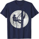 Outdoorsman Lumberjack Tree Climber Moon Logger Arborist T-Shirt - T-Shirt | Navy