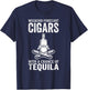 Weekend Forecast Cigars With A Chance Of Tequila T-Shirt - T-Shirt | Navy