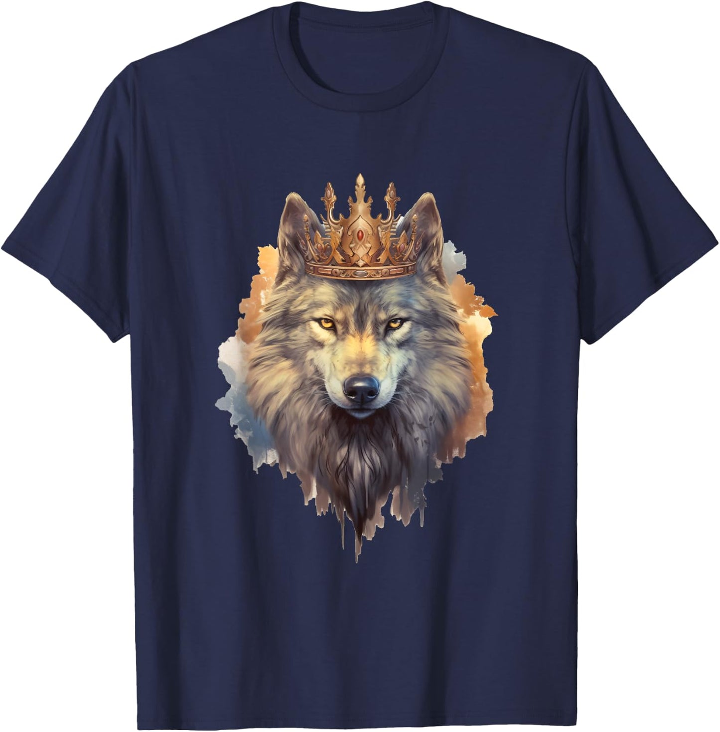Wolf King T-Shirt - T-Shirt | Navy