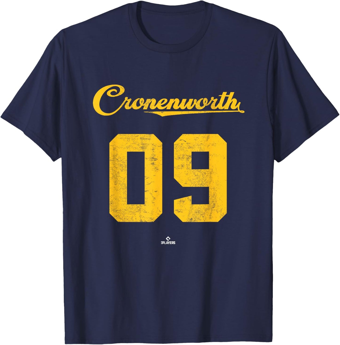 Jake Cronenworth 09 Jake Cronenworth San Diego MLBPA T-Shirt - T-Shirt | Navy