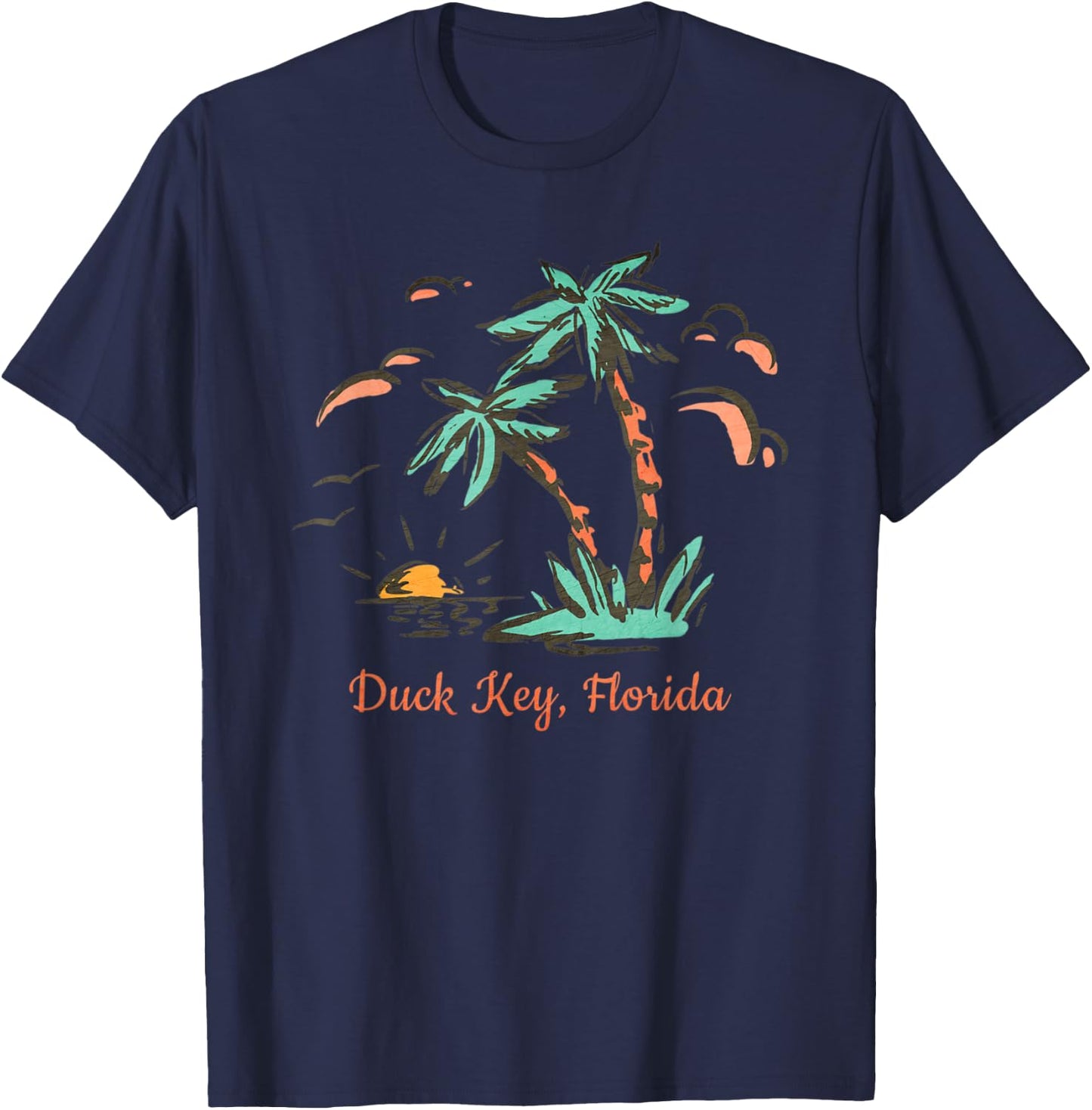 Duck Key Florida Keys T-Shirt - T-Shirt | Navy