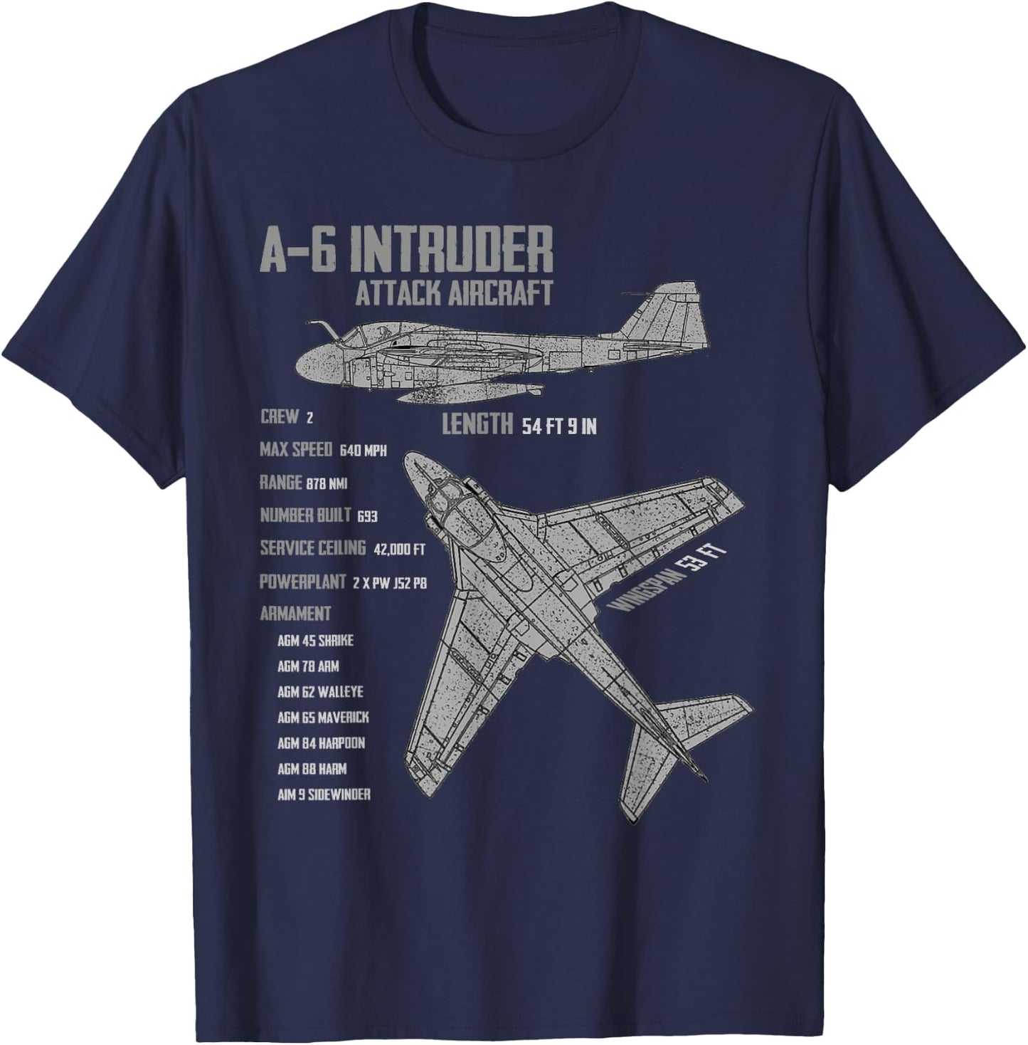 A-6 Intruder T-Shirt - T-Shirt | Navy