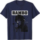 Rambo First Blood Helicopter Poster T-Shirt - T-Shirt | Navy