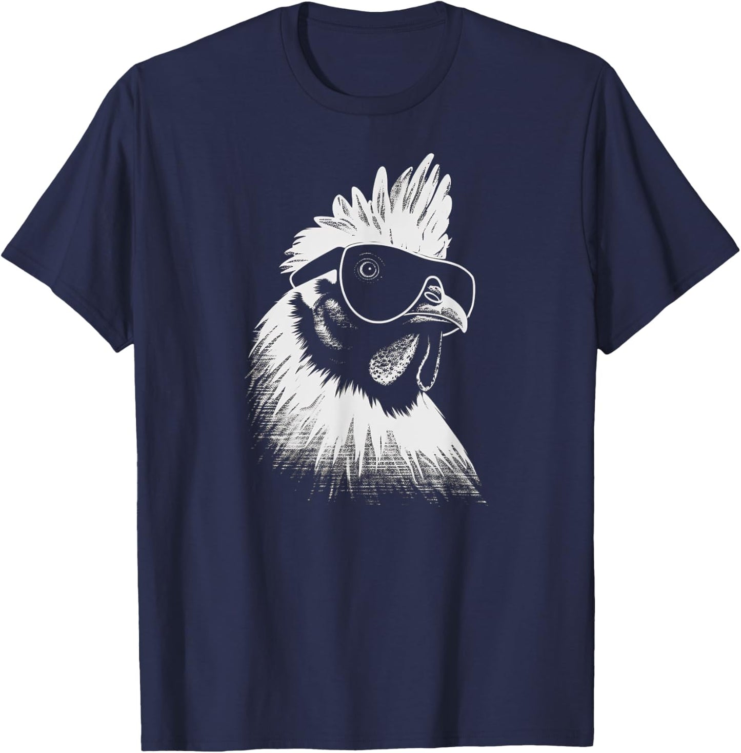 Funny Chicken cool Graffiti Urban art street T-Shirt - T-Shirt | Navy