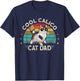 Caliby Female Plush Stuff Tricolor Dilute Calico Cat T-Shirt - T-Shirt | Navy