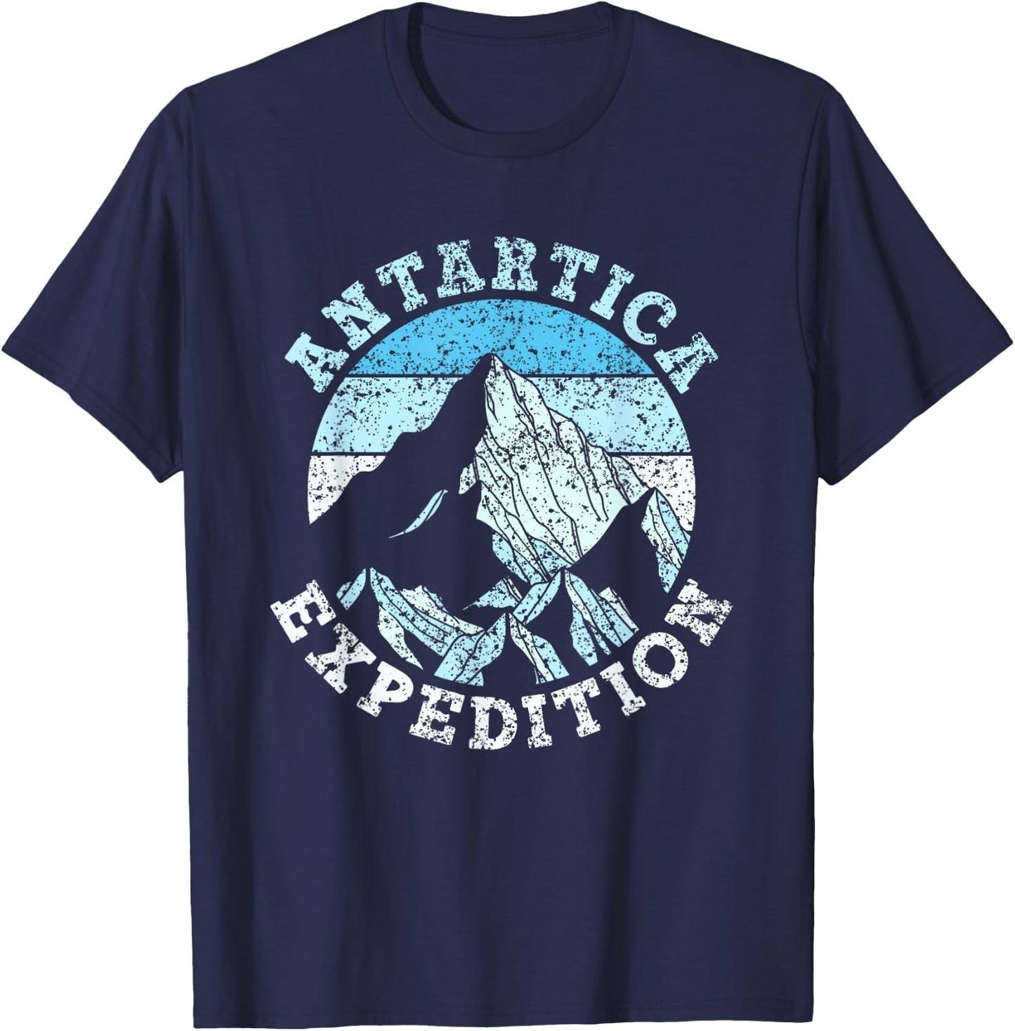 Antarctic Expedition Antarctica South Pole Retro Antarctica T-Shirt - T-Shirt | Navy