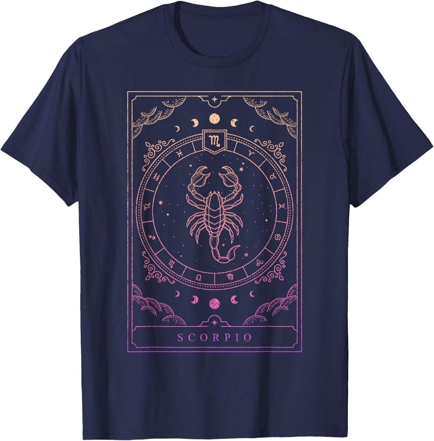 Women's Zodiac Sign Scorpio T-Shirt - T-Shirt | Navy