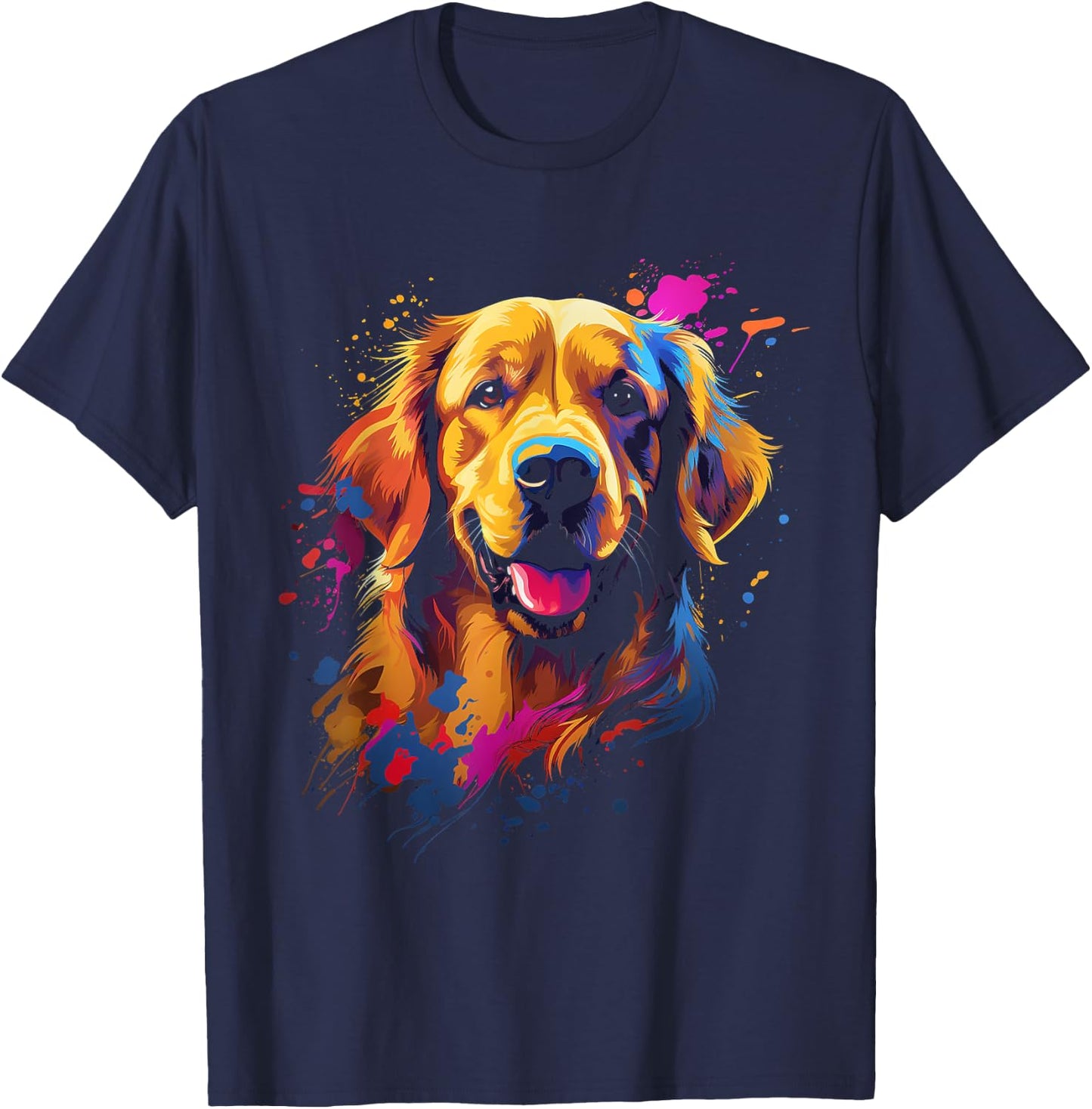 Golden Retriever Puppy T-Shirt - T-Shirt | Navy