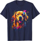Golden Retriever Puppy T-Shirt - T-Shirt | Navy