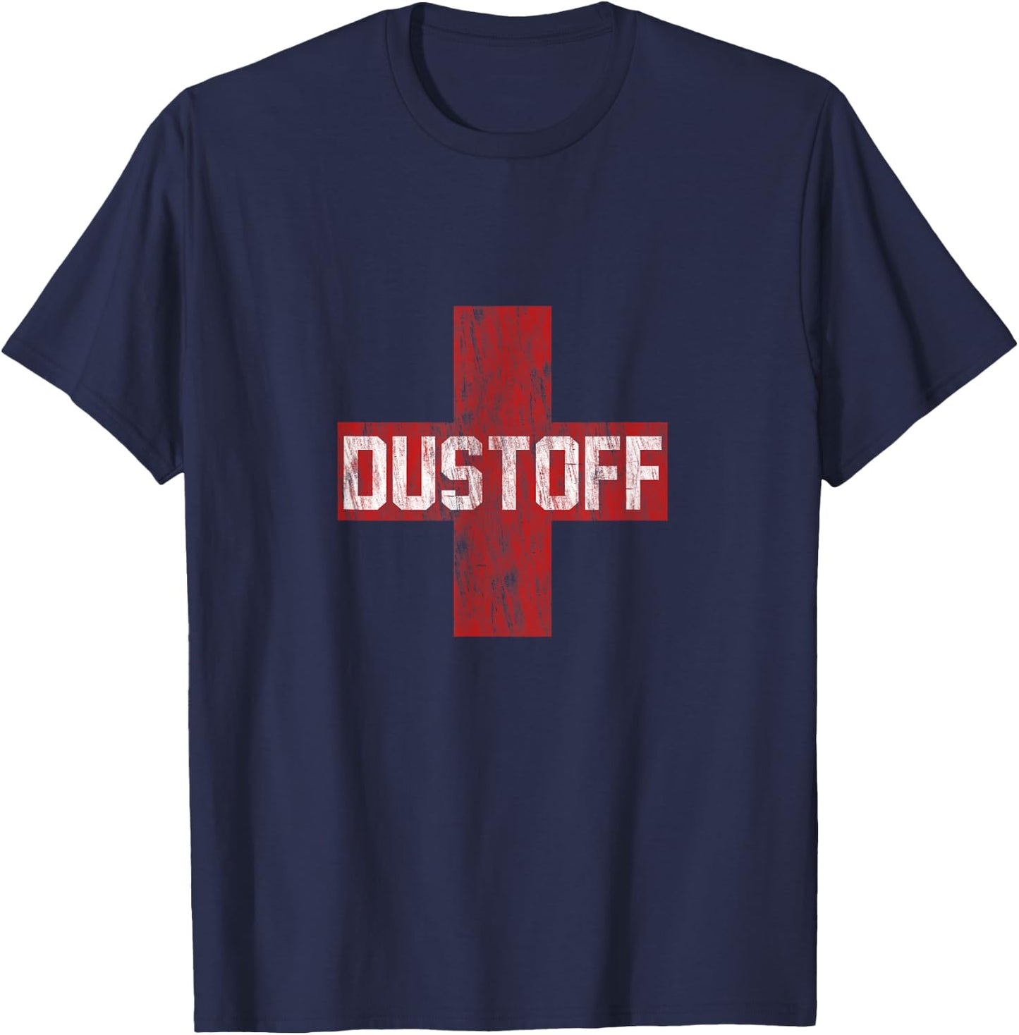 Dustoff Cross Faded T-Shirt - T-Shirt | Navy