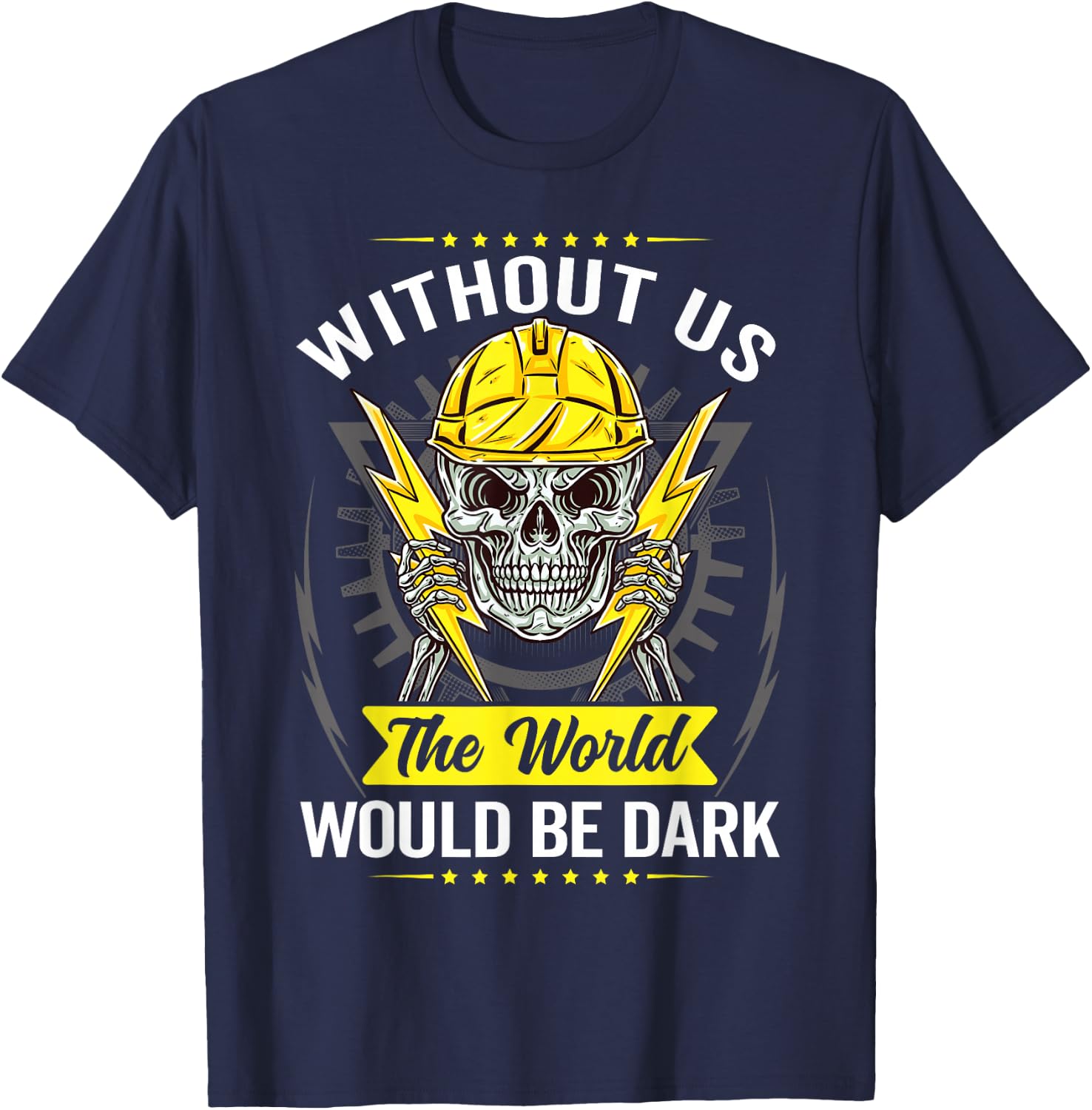 Electrical Lineman Power Lineman T-Shirt - T-Shirt | Navy