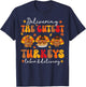 Delivering Cutest Turkeys Labor And Delivery Thanksgiving T-Shirt - T-Shirt | Navy