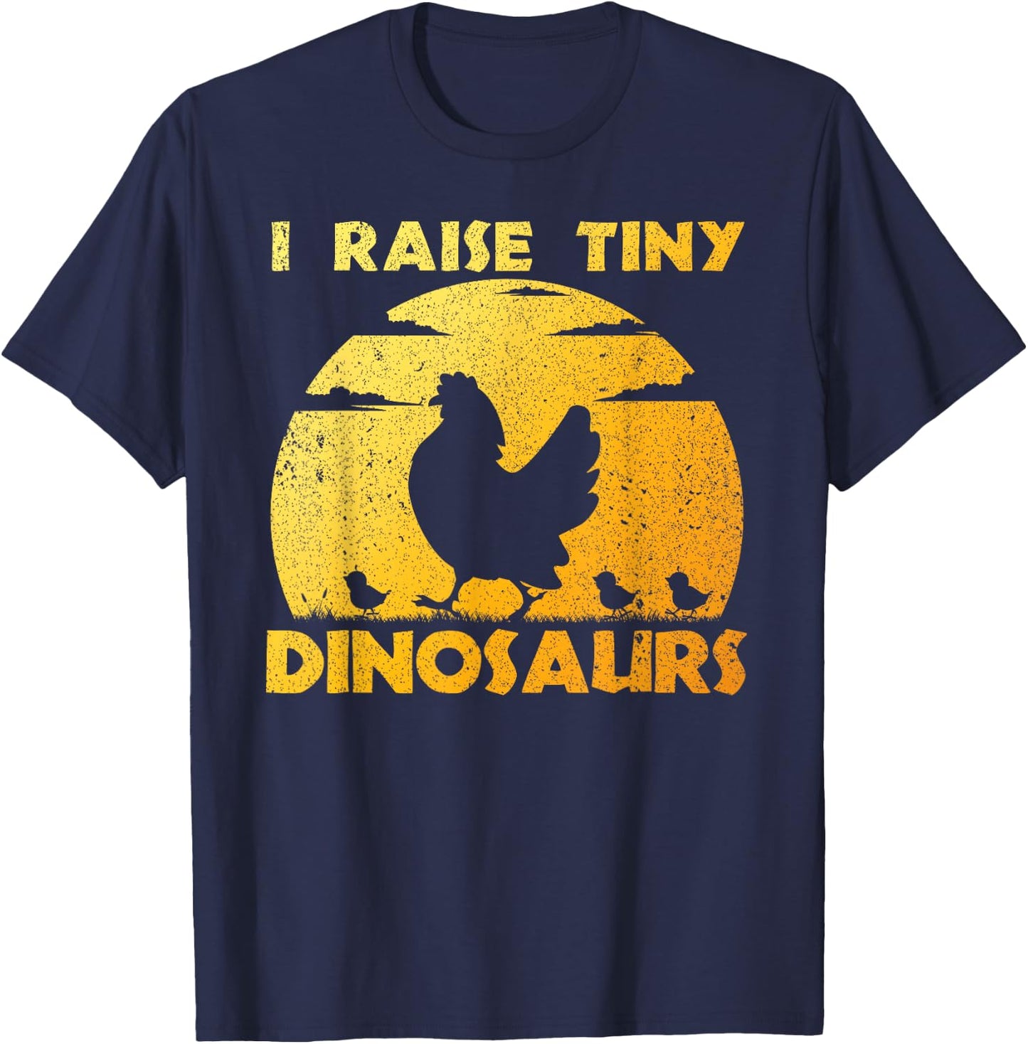 Cool Chicken Design Women Farm Lover Chicken Farmer T-Shirt - T-Shirt | Navy