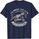 Motorcycle Biker La Brea Tar Pits L.A. California T-Rex T-Shirt - T-Shirt | Navy
