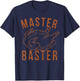 Master Baster Funny Turkey Print Happy Thanksgiving Day T-Shirt - T-Shirt | Navy