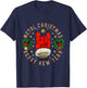 Metal Christmas Heavy New Year, Rock & Roll Santa Clause T-Shirt - T-Shirt | Navy