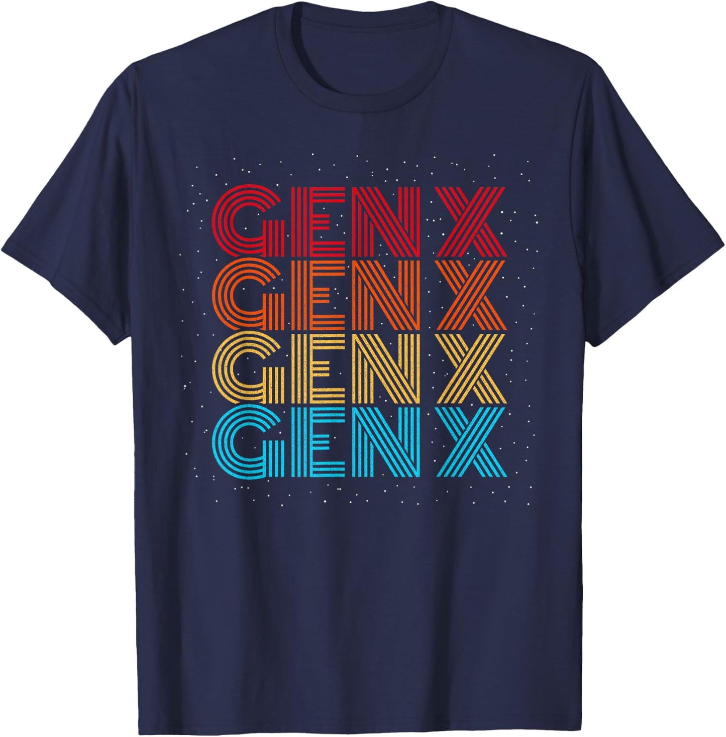 Generation X - Gen Xer - Gen X Retro Vintage 80s - Gen X T-Shirt - T-Shirt | Navy
