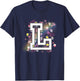 Kids Letter L Clothing For a Girl Who's Name Starts With L T-Shirt - T-Shirt | Navy